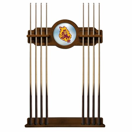 HOLLAND BAR STOOL CO Arizona State Cue Rack in Chardonnay Finish, Sparky Logo CueChrdArizSt-S